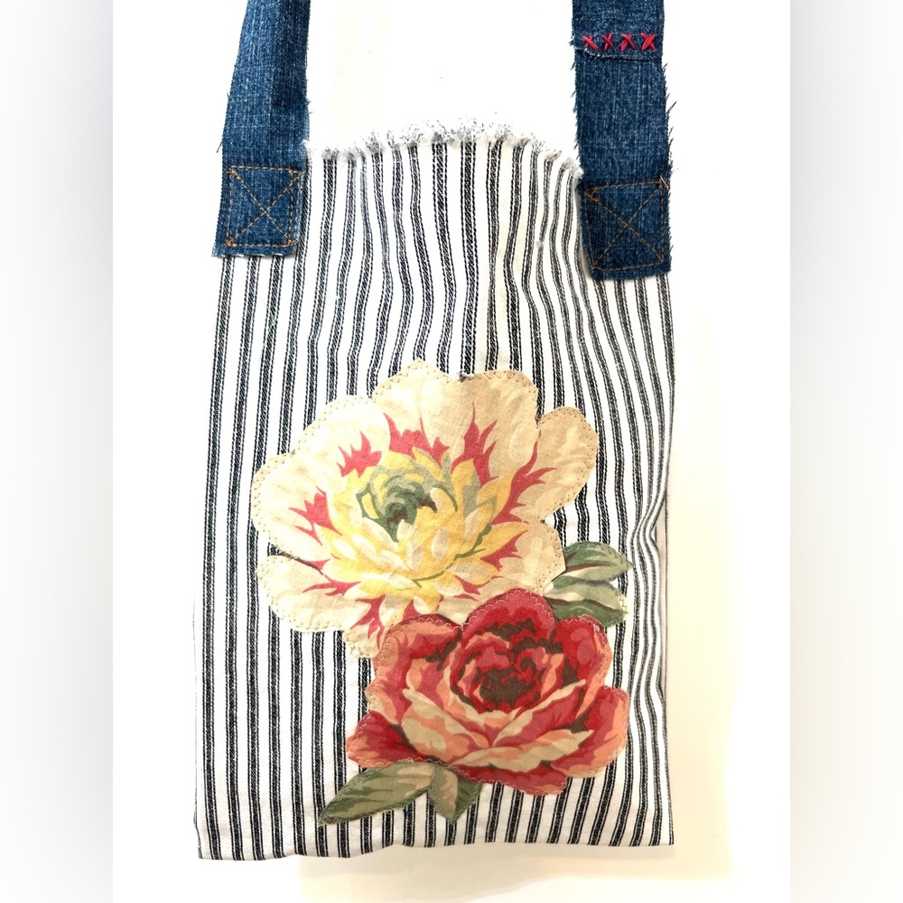 Floral Striped Women's Bag